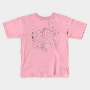 Prehistoric pinup Kids T-Shirt